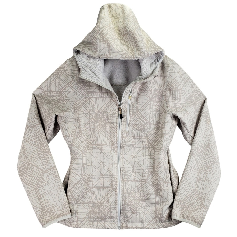 Nike ACG Softshell Jacket Sweatshrit Mens M Tan Geometric‎ Gorpcore Techwear